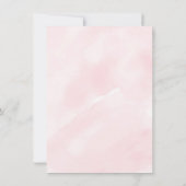 ママと私エレファントパステルガールベビーシャワー 招待状 (裏面)