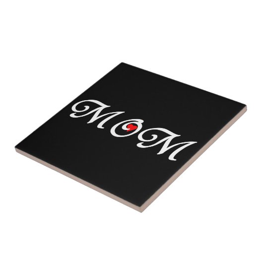 ママと赤いハート タイル (側面)