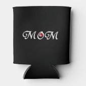 ママと赤いハート 缶クーラー (正面)