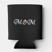 ママと赤いハート 缶クーラー (裏面)