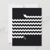 ママと赤ちゃんのキリン| ママへのキュートなギフト 招待状 (裏面)