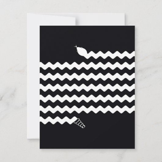 ママと赤ちゃんのキリン｜ママへの可愛いギフト 招待状 (裏面)