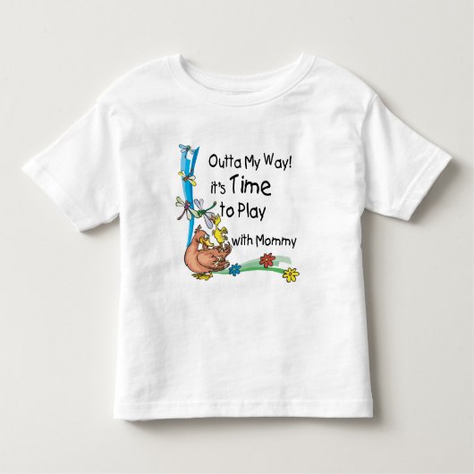 ママと遊の時間 トドラーTシャツ (正面)