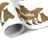 ママと2つの子のママ ラッピングペーパー (ロールコーナー)