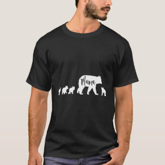 ママと4つの赤ちゃん祖母のGif Tシャツ