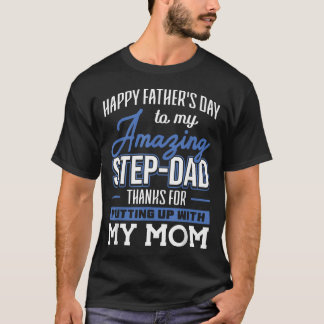 ママについていくステキなお父さんへありがとう Tシャツ