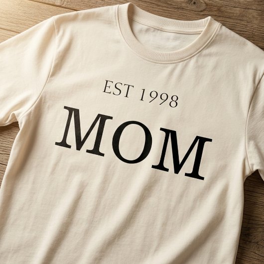 ママになった年 クラシックなママの存在感 Tシャツ