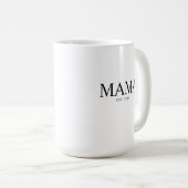 ママになった年 コーヒーマグカップ (正面右)