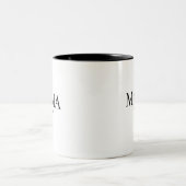 ママになった年 ツートーンマグカップ (中央)