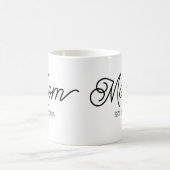 ママになった記念に ミニマリストなギフト コーヒーマグカップ (中央)