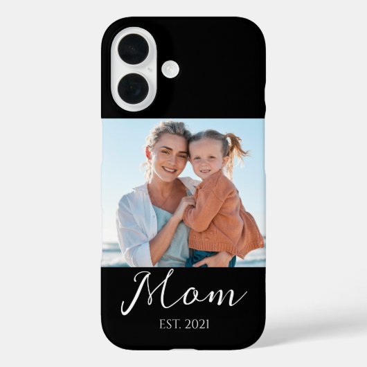 ママになった記念のiPhoneカスタムフォトケース Case-Mate iPhoneケース (裏面)