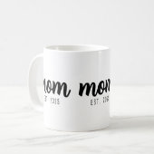 ママになった記念ギフト コーヒーマグカップ (正面左)