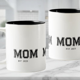 ママになった記念ギフト 二色コーヒー ツートーンマグカップ