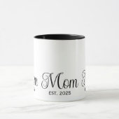 ママになった記念ギフト 二色コーヒー マグカップ (中央)