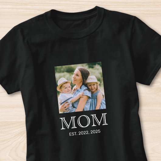 ママになった記念写真 Tシャツ