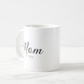 ママになった記念 ママギフト 二色 コーヒーマグ コーヒーマグカップ (正面左)