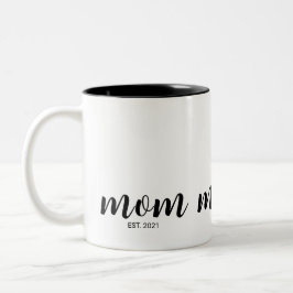 ママになった記念 二色のコーヒーギフト ツートーンマグカップ