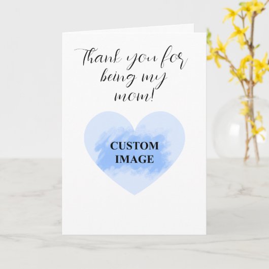 ママになってくれてありがとう！ カード (黄色い花)