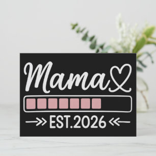 ママになりました。2026年妊娠発表ママ 招待状