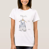 ママになるボーイ・ベビーシャワーのTシャツ Tシャツ (正面)