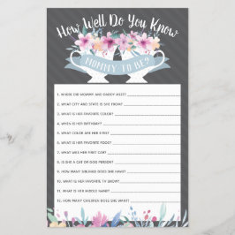 ママになる人のゲームを知ってる？ チラシ