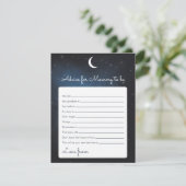 ママになる人へのアドバイス ベビーシャワーゲーム カード (スタンド正面)