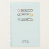 ママになる男の赤ちゃんおむつピン妊娠プランナー プランナー手帳 (正面)