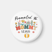 ママになる2025年: 新しい母親のための記念品 マグネット (正面)