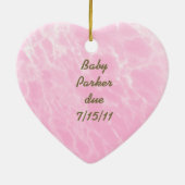 ママになる セラミックオーナメント (裏面)