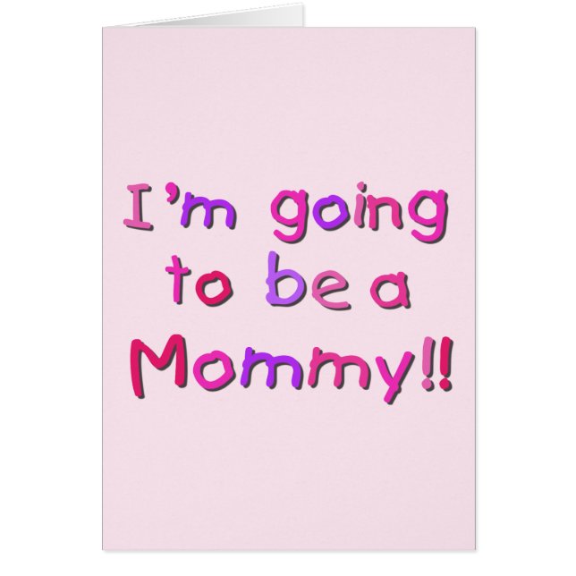 ママになる – ピンクと紫 (正面)