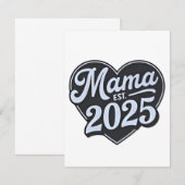 ママになる 2025 妊娠中の母の日 ママになる人 ノートカード (正面/裏面)