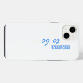 "ママになる" Phone14ケース  iPhoneケース (裏面横)