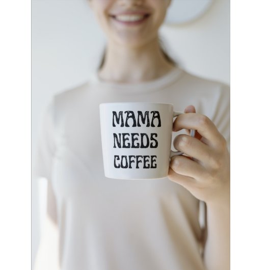 ママにはコーヒーが必要 ツートーンマグカップ