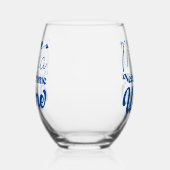 ママにはワインステムレスグラスが必要 ステムなしワイングラス (左)