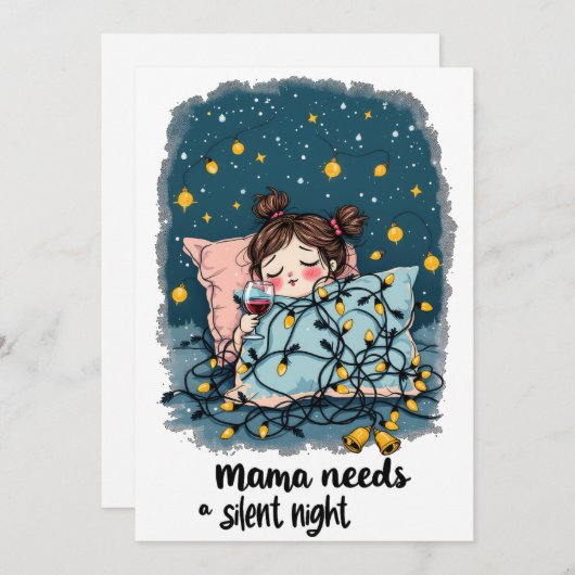 ママには静かな夜を シーズンカード (正面/裏面)