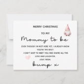 ママにバンプカードでクリスマスをお祝い (正面)