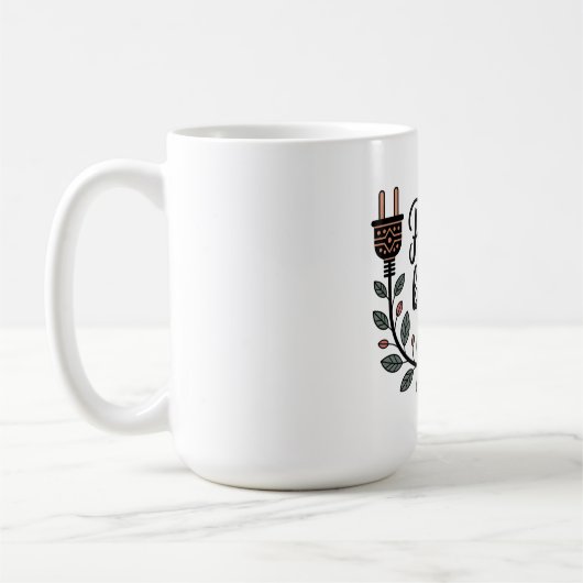 ママにパワーを コーヒーマグカップ (左)
