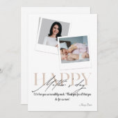 ママに感謝を伝える特別な母の日ギフト シーズンカード (正面/裏面)