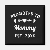 ママに昇格! 母の日 マグネット (正面)