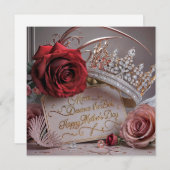 ママに最高のものを：母の日おめでとう シーズンカード (正面/裏面)