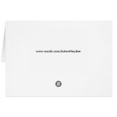 「ママに言えないときにあなたを愛した」カード (裏面横)