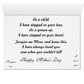 「ママに言えないときにあなたを愛した」カード (内部横(下))