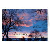 「ママに言えないときにあなたを愛した」カード (正面横)