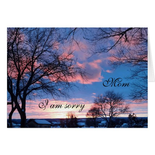 「ママに言えないときにあなたを愛した」カード (正面横)