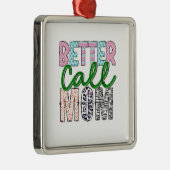 ママに電話する メタルオーナメント (右)