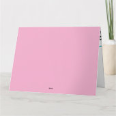 ママねこちゃんとリリーの母の日 カード (裏面)