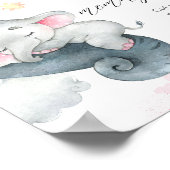 ママのおなかのベリーシャワーゲームポスター ポスター (角)