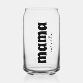 ママのお名前 ガラス缶 (正面)