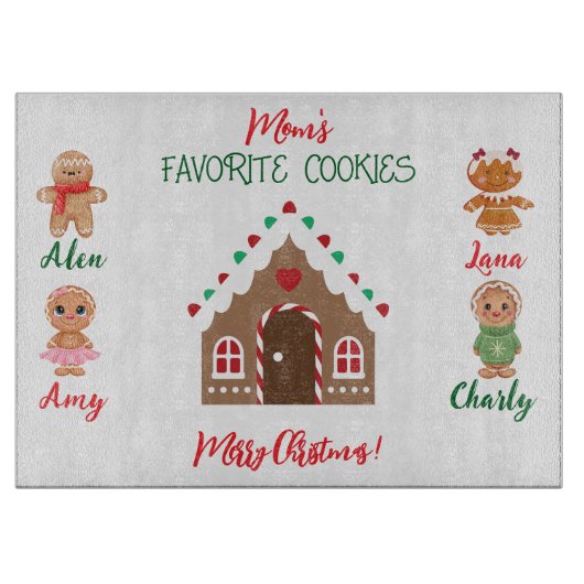 ママのお気に入りのクッキー カッティングボード (正面)