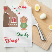 ママのお気に入りのクッキー キッチンタオル (四つ折り)